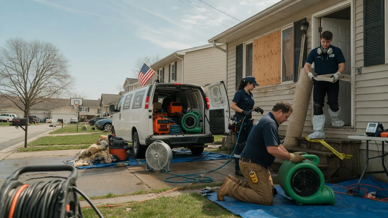 Water Damage Restoration in Covington, IN near me